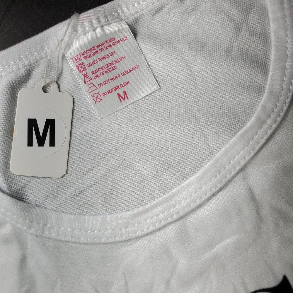 Vogue Disney Villain Maleficent White Short Sleeve - Picture 9 of 13